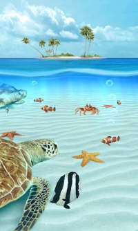 Ocean Aquarium 3D Turtle Isle