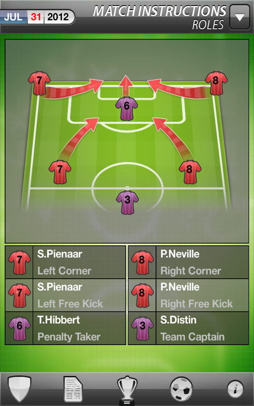 Match the instructions. Soccer Manager 2013. Mob Control андроид. MYFC.