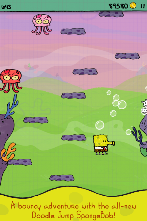 Doodle Jump SpongeBob