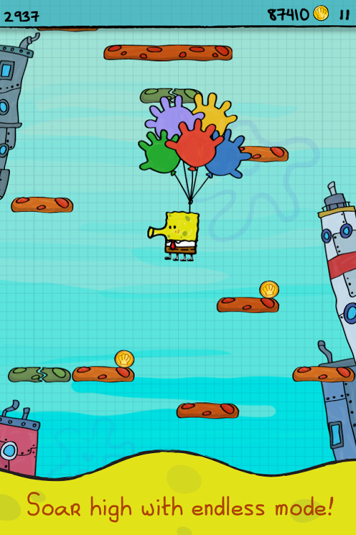 Doodle Jump SpongeBob