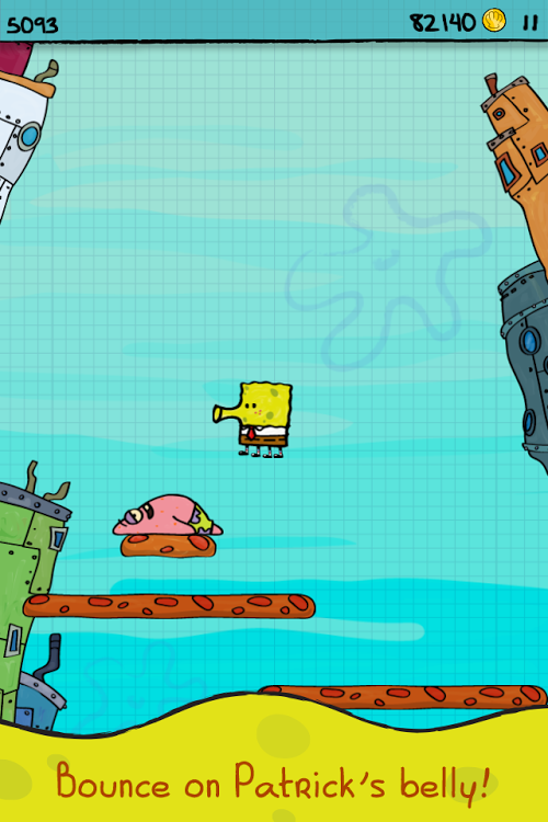 Doodle Jump SpongeBob