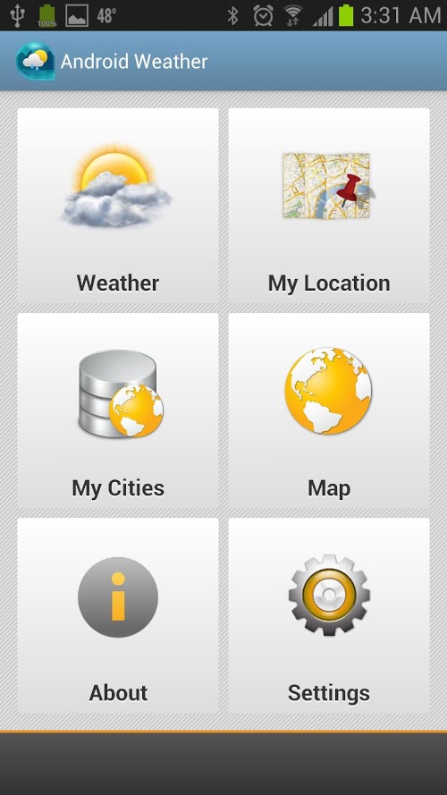 Погода и часы виджет - Android