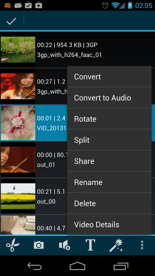 AndroVid Pro Video Editor