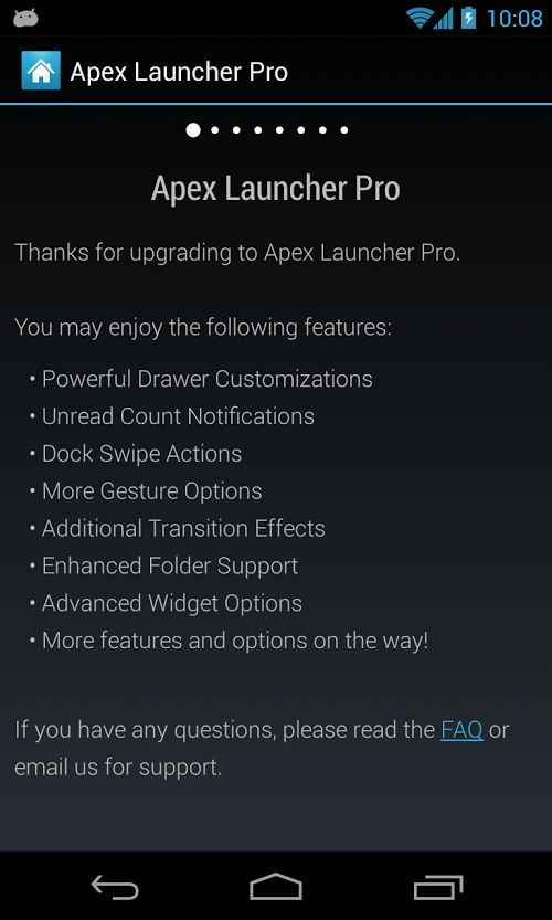 Apex Launcher Pro