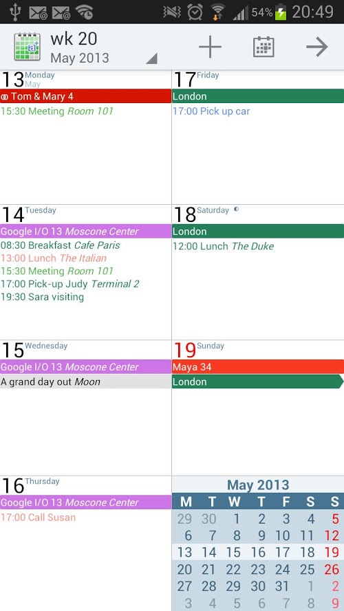 aCalendar+ Calendar & Tasks