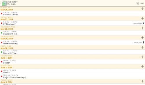 aCalendar+ Calendar & Tasks