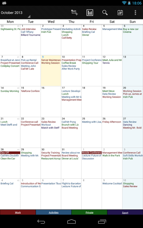 Business Calendar Pro