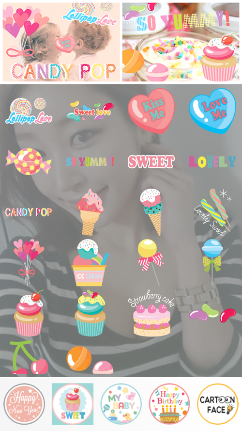 Candy Camera - Sticker
