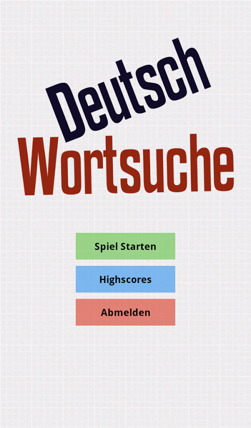 Wortsuche Deutsch