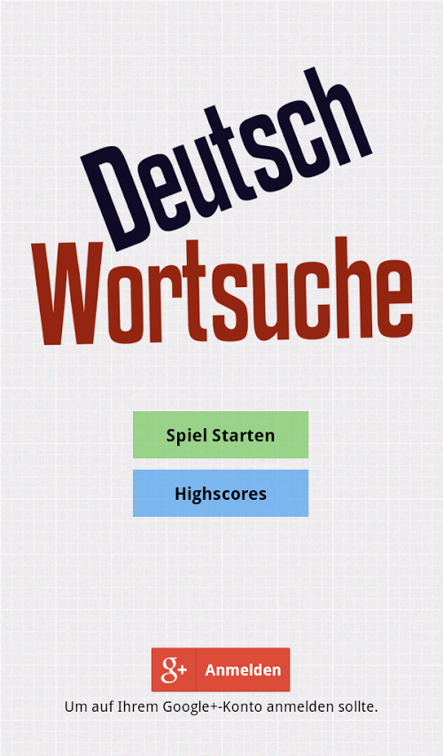 Wortsuche Deutsch